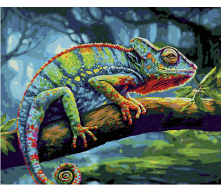 Chameleón (40 x 50 cm)